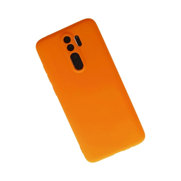 Newface Xiaomi Redmi Note 8 Pro Kılıf First Silikon - Turuncu