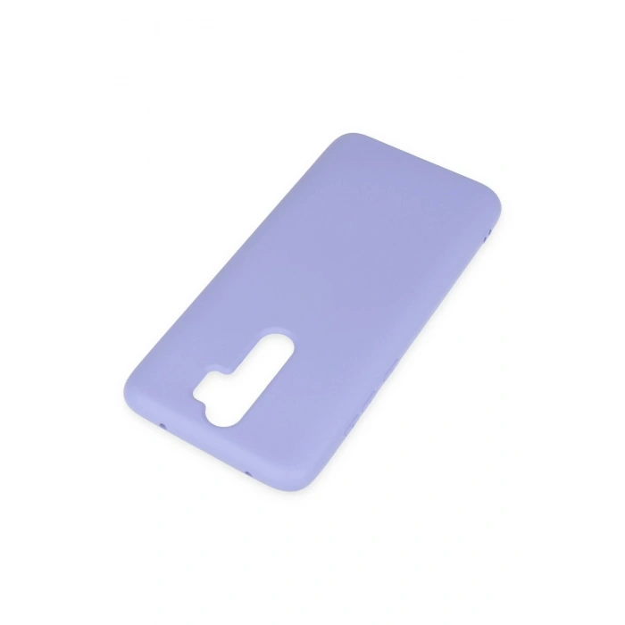Newface Xiaomi Redmi Note 8 Pro Kılıf Nano içi Kadife Silikon - Lila