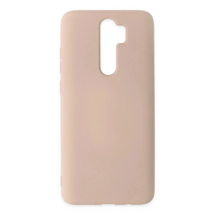 Newface Xiaomi Redmi Note 8 Pro Kılıf Nano içi Kadife Silikon - Pudra