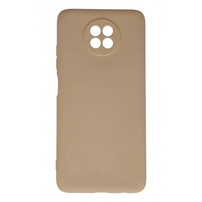 Newface Xiaomi Redmi Note 9 5G Kılıf Nano içi Kadife Silikon - Bej