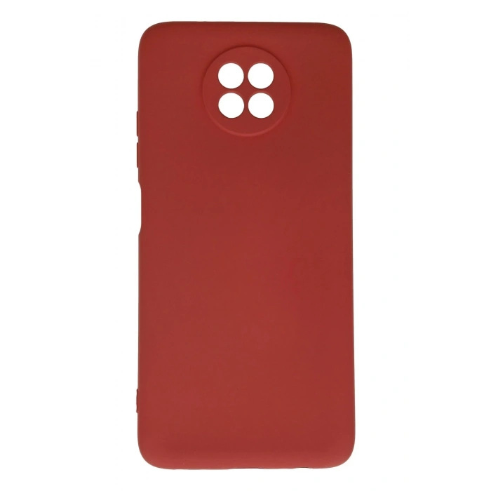 Newface Xiaomi Redmi Note 9 5G Kılıf Nano içi Kadife Silikon - Kiremit