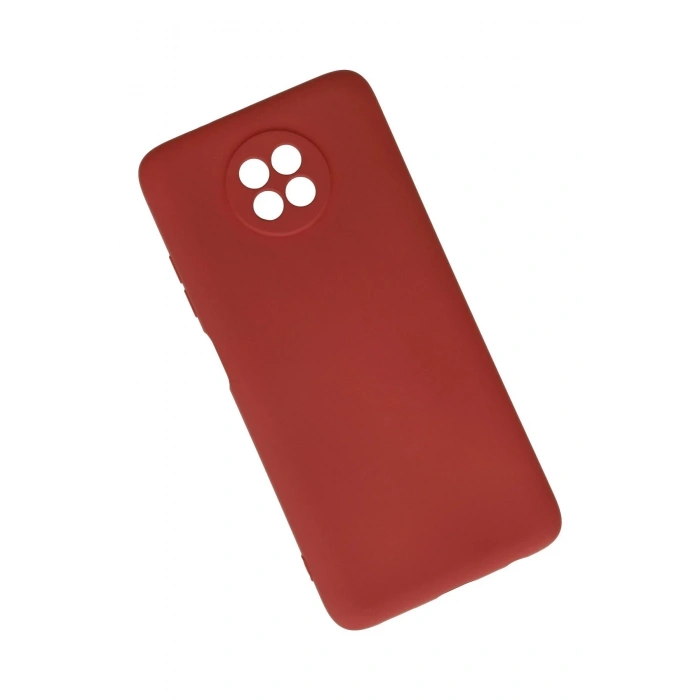 Newface Xiaomi Redmi Note 9 5G Kılıf Nano içi Kadife Silikon - Kiremit