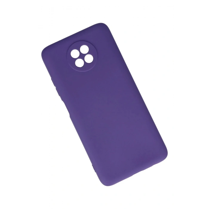 Newface Xiaomi Redmi Note 9 5G Kılıf Nano içi Kadife Silikon - Mor