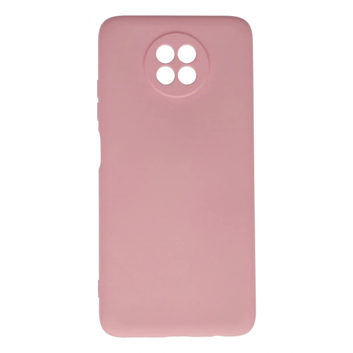 Newface Xiaomi Redmi Note 9 5G Kılıf Nano içi Kadife Silikon - Pembe