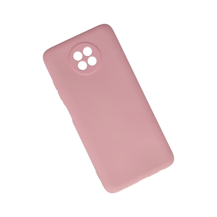 Newface Xiaomi Redmi Note 9 5G Kılıf Nano içi Kadife Silikon - Pembe