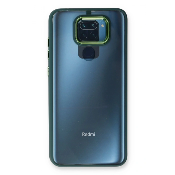 Newface Xiaomi Redmi Note 9 Kılıf Dora Kapak - Haki Yeşil