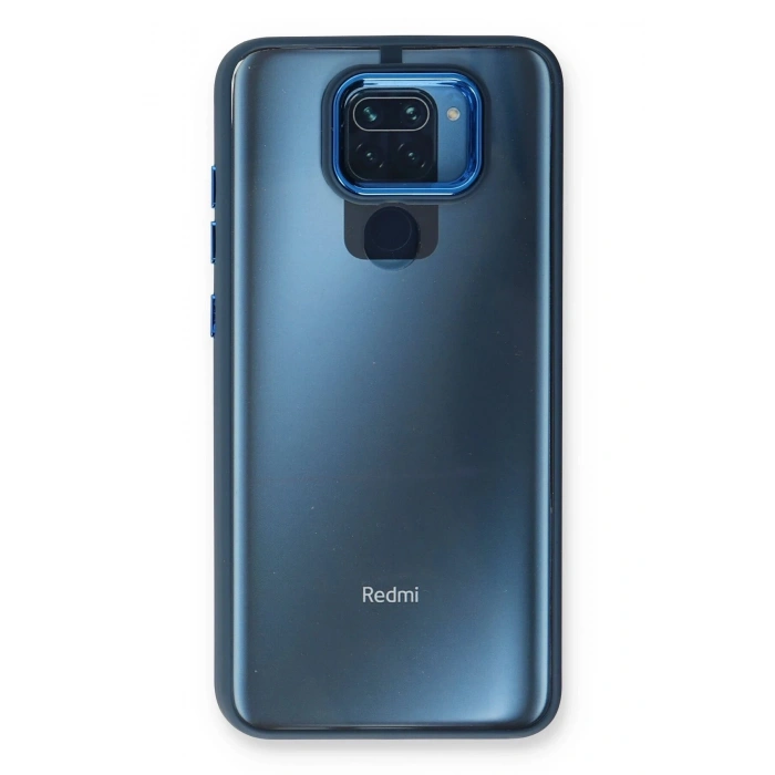 Newface Xiaomi Redmi Note 9 Kılıf Dora Kapak - Mavi
