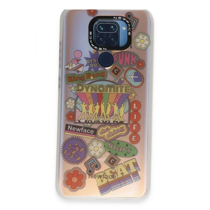 Newface Xiaomi Redmi Note 9 Kılıf Estoril Desenli Kapak - Estoril - 14