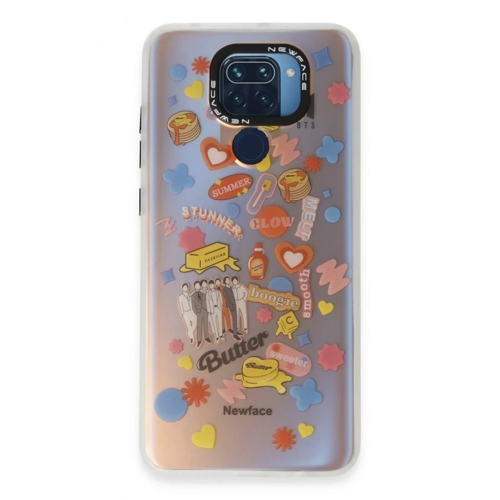 Newface Xiaomi Redmi Note 9 Kılıf Estoril Desenli Kapak - Estoril - 16