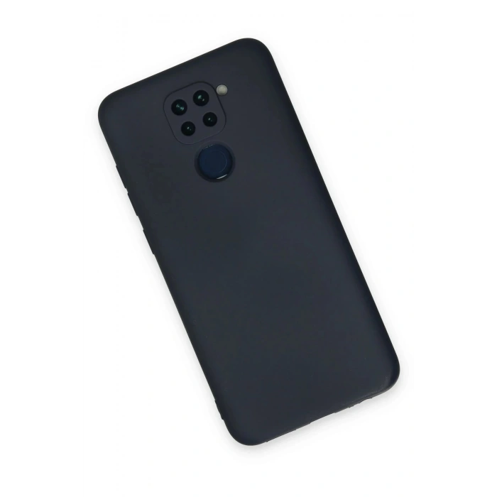 Newface Xiaomi Redmi Note 9 Kılıf Nano içi Kadife Silikon - Lacivert