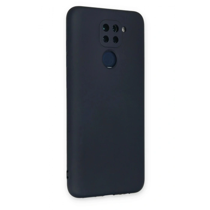 Newface Xiaomi Redmi Note 9 Kılıf Nano içi Kadife Silikon - Lacivert