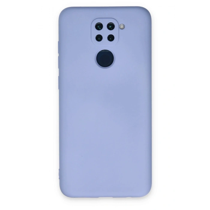 Newface Xiaomi Redmi Note 9 Kılıf Nano içi Kadife Silikon - Lila