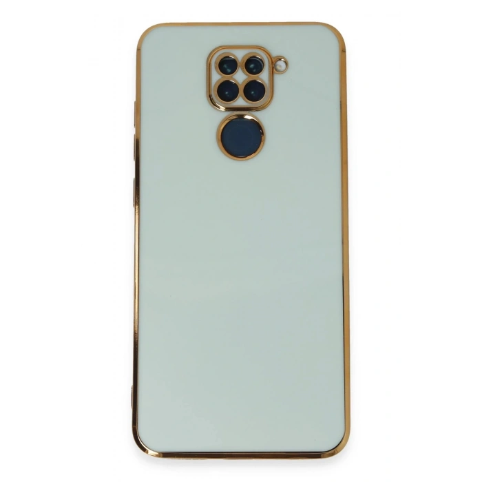 Newface Xiaomi Redmi Note 9 Kılıf Volet Silikon - Açık Yeşil