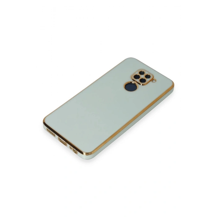 Newface Xiaomi Redmi Note 9 Kılıf Volet Silikon - Açık Yeşil