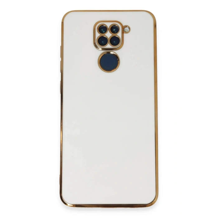 Newface Xiaomi Redmi Note 9 Kılıf Volet Silikon - Beyaz