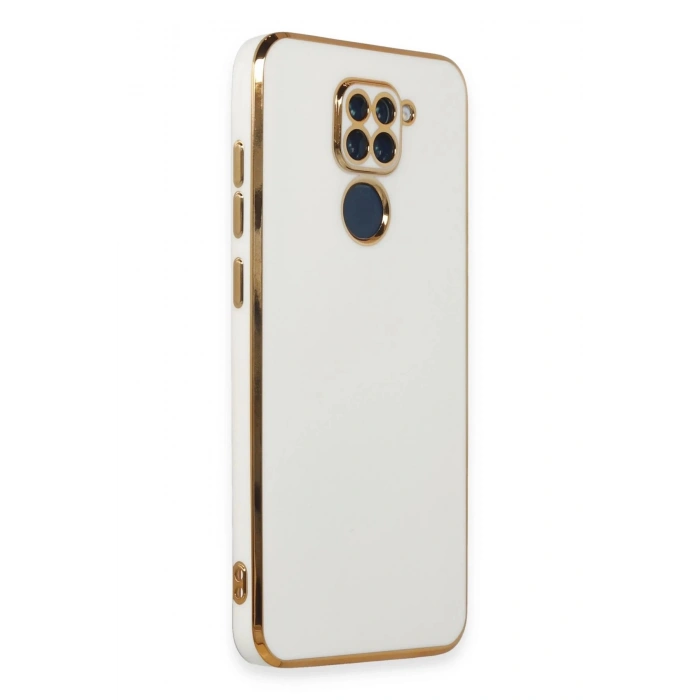 Newface Xiaomi Redmi Note 9 Kılıf Volet Silikon - Beyaz