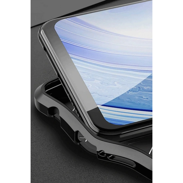 Newface Xiaomi Redmi Note 9 Pro Kılıf Auto Focus Kapak - Kırmızı