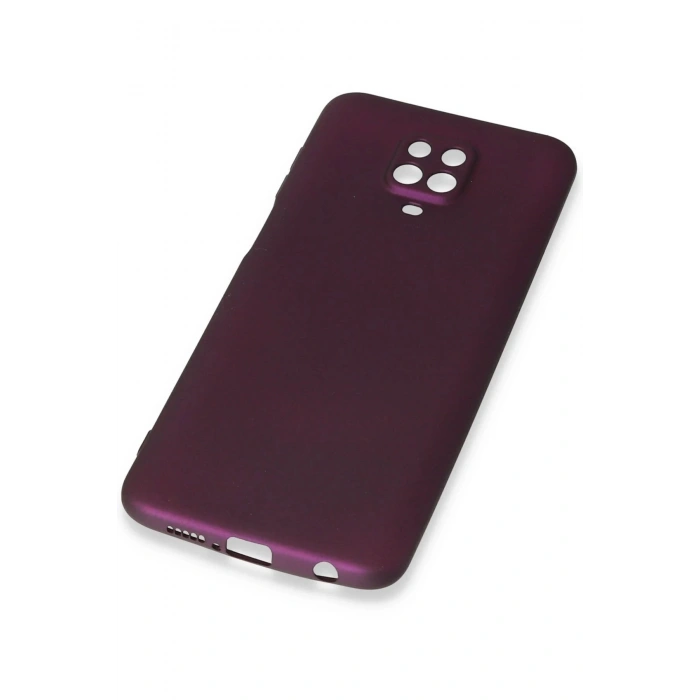 Newface Xiaomi Redmi Note 9 Pro Kılıf First Silikon - Mürdüm