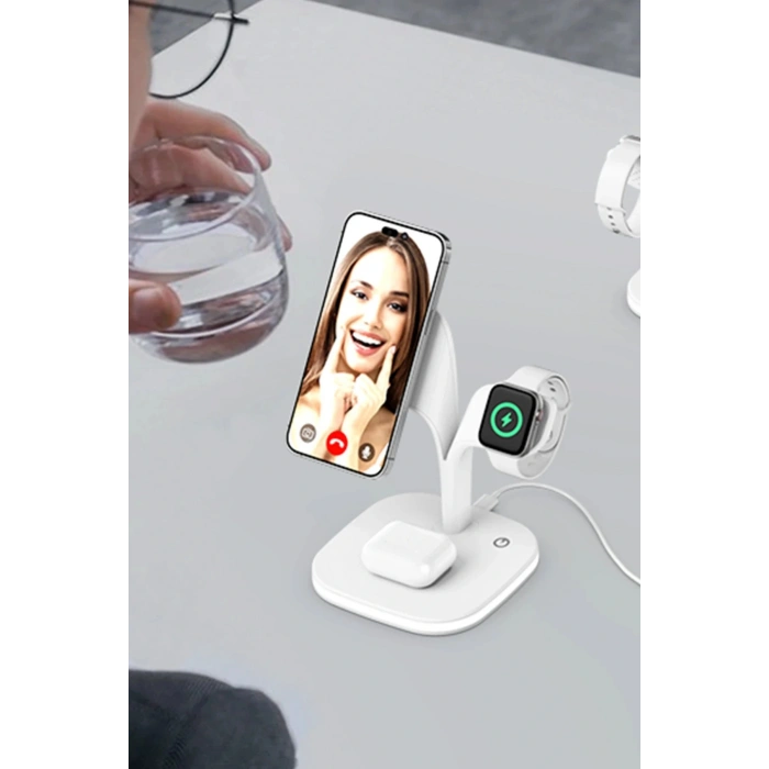 Newface YM-UD22 Kablosuz Şarj Masaüstü Set - Siyah