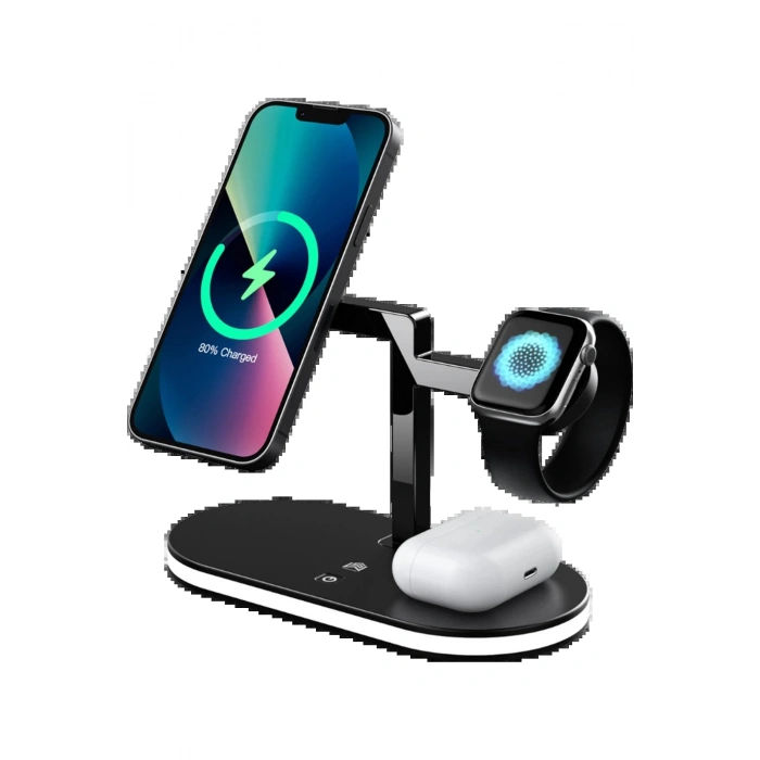 Newface YM-UD23 Kablosuz Şarj Masaüstü Set - Siyah