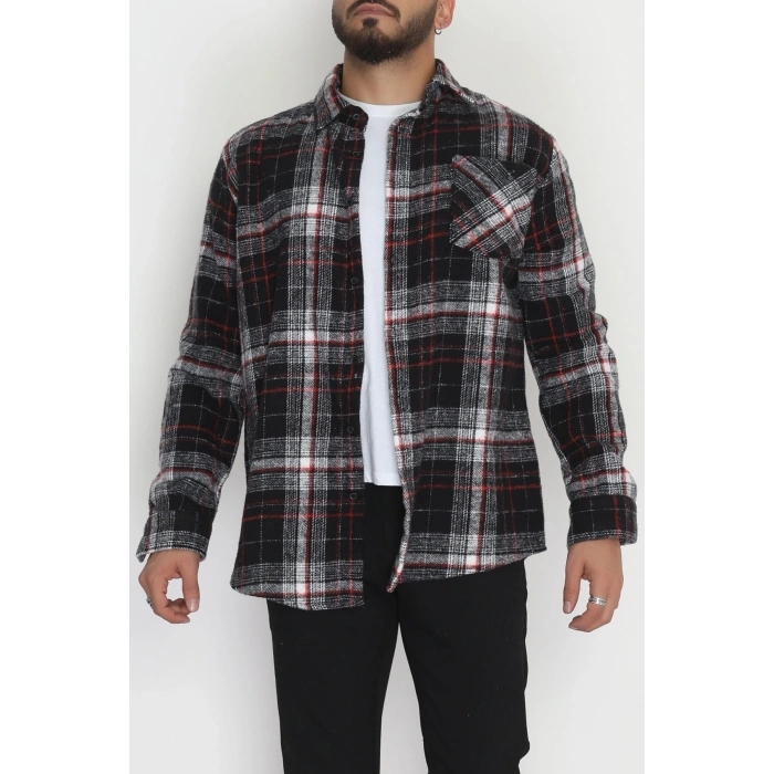 Oduncu Erkek Gömlek Siyahkırmızı - 42571.147.