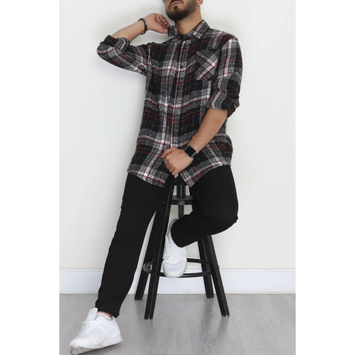 Oduncu Erkek Gömlek Siyahkırmızı - 42571.147.
