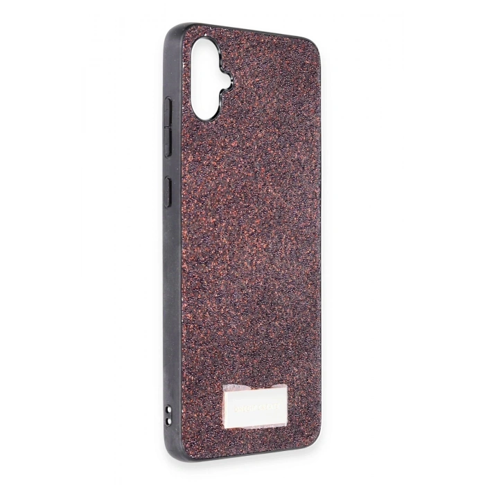 Onegif Samsung Galaxy A05 Bright Simli Kapak - Derin Mor