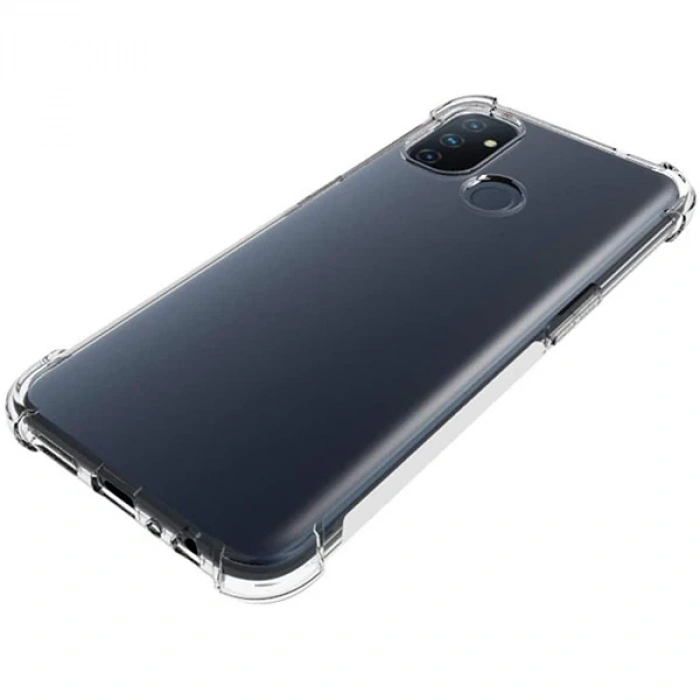OnePlus Nord N100 Anti-Drop Silikon Kılıf Kamera Korumalı Şeffaf Silikon Kılıf-(1903)