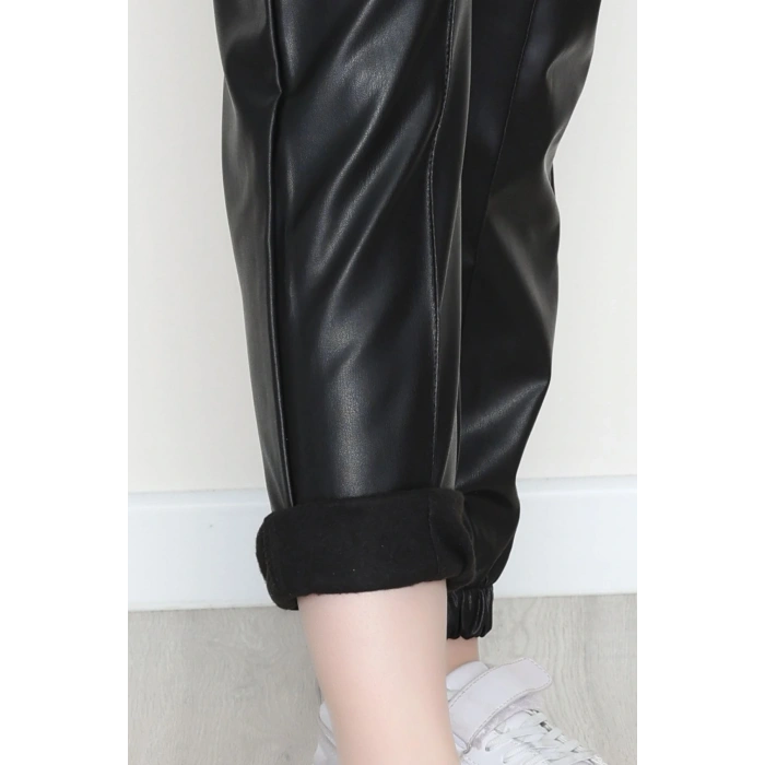 Önü Çımalı Jogger Pantolon Siyah - 51210.1779.