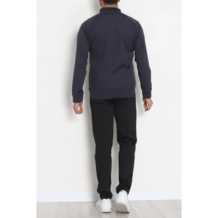 Önü Parçalı Dalgıç Erkek Eşofman Takımı Antrasit - 42536.1937.