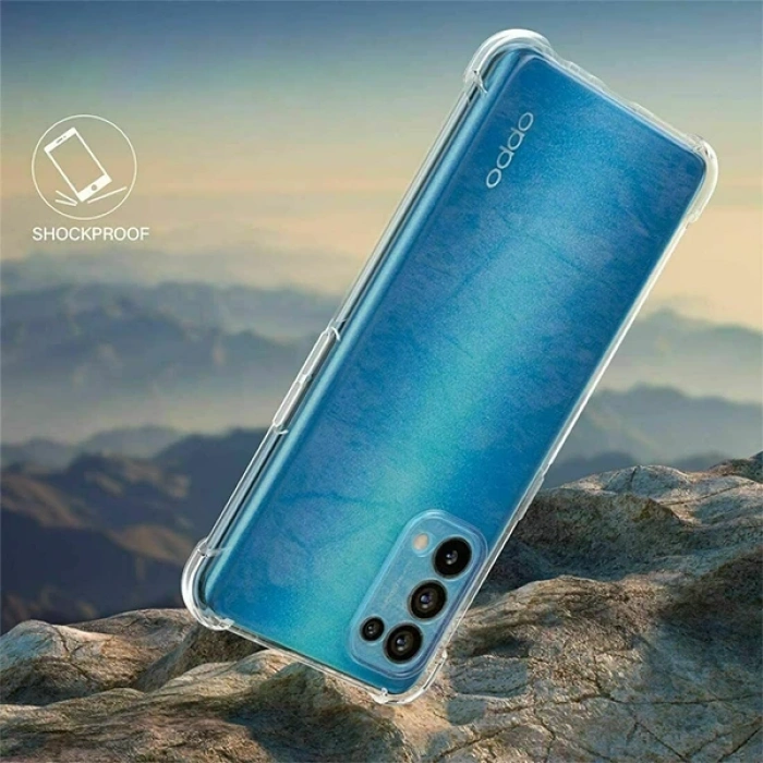 OPPO Reno A15 - A15s Kamera Korumalı Shockproof Silikon Kılıf-(1903)