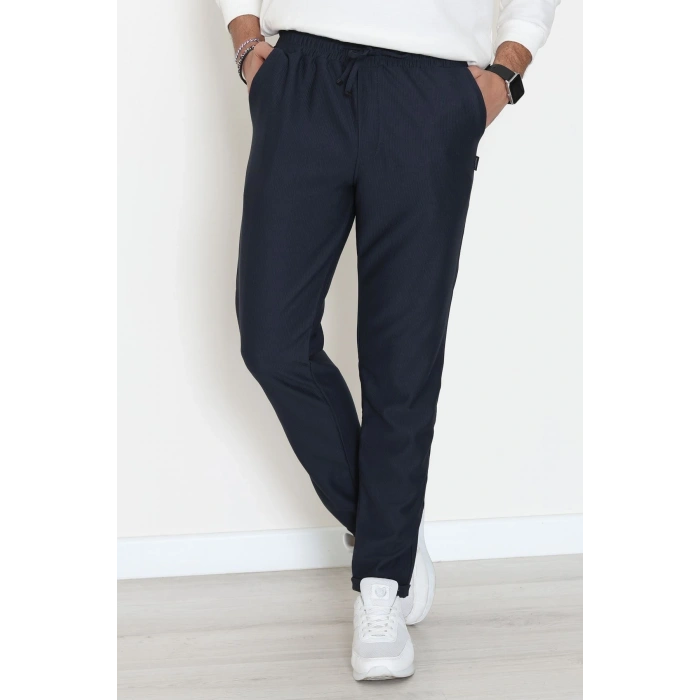 Ottoman Kumaş Erkek Pantolon Lacivert - 42190.1937.