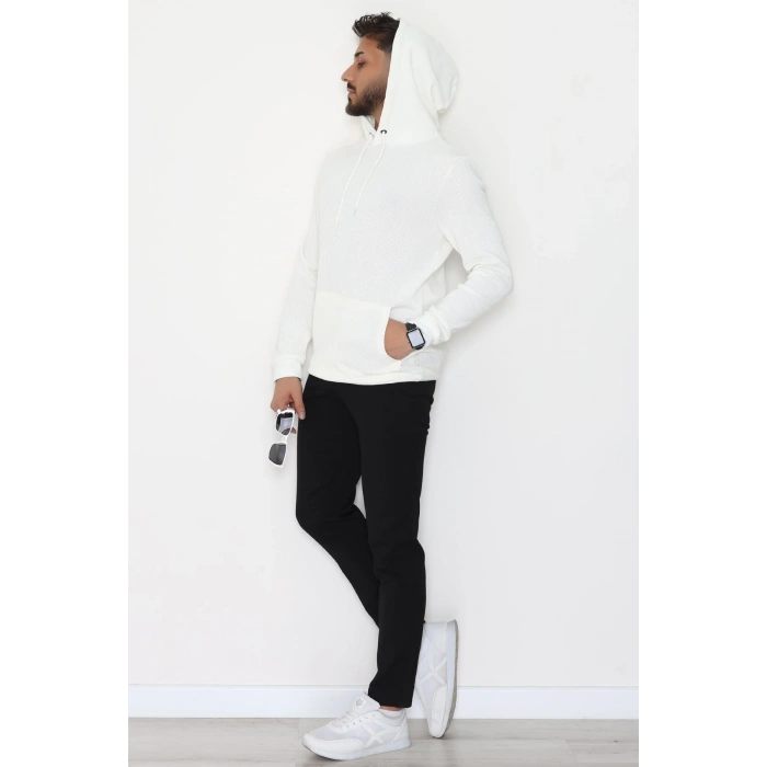 Ottoman Kumaş Erkek Sweat Ekru - 42794.1871.