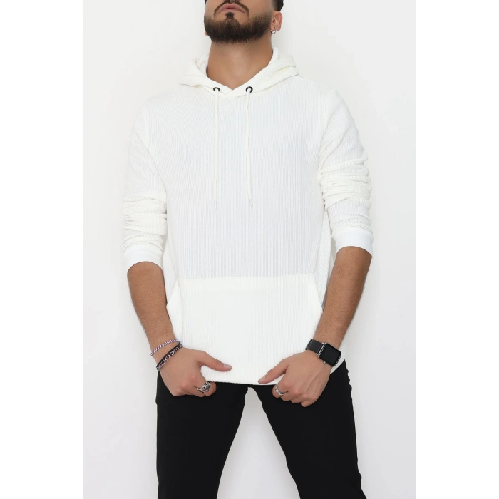 Ottoman Kumaş Erkek Sweat Ekru - 42794.1871.