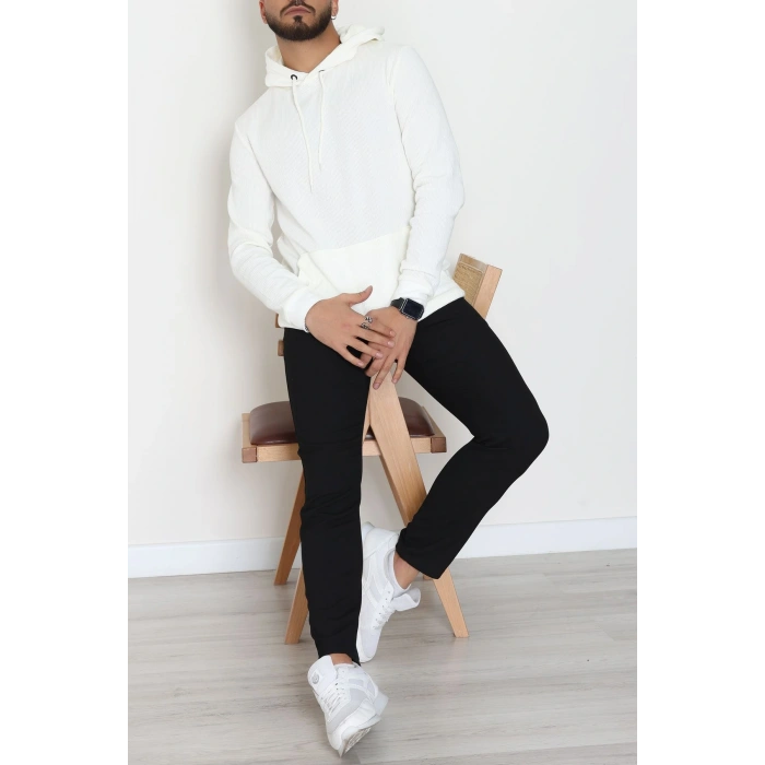 Ottoman Kumaş Erkek Sweat Ekru - 42794.1871.