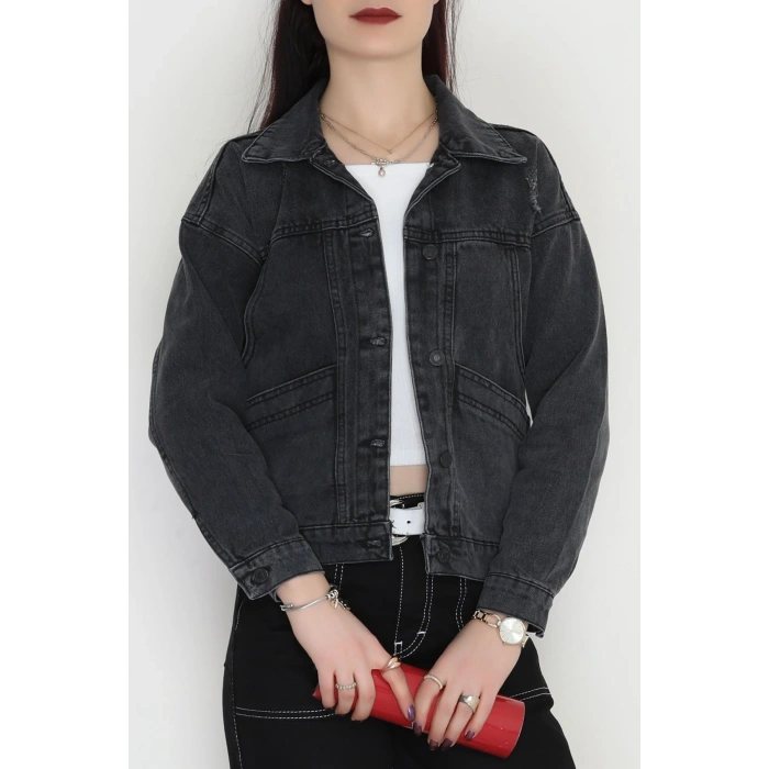 Oversize Kot Ceket Füme1 - 42675.1836.