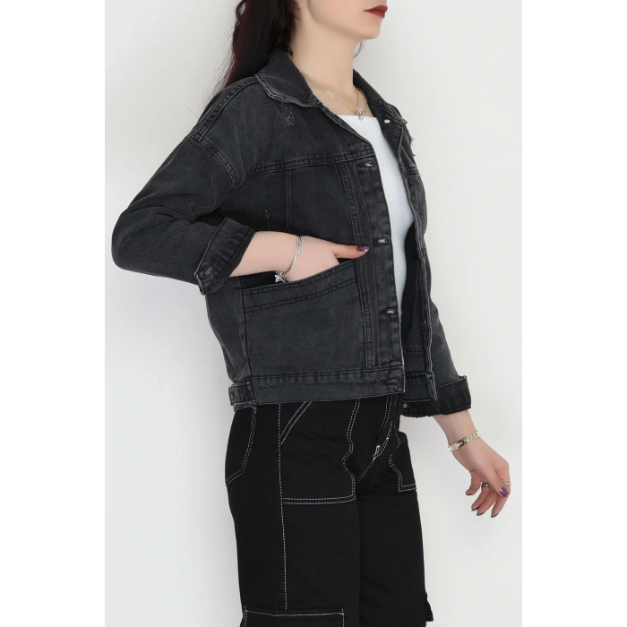 Oversize Kot Ceket Füme1 - 42675.1836.