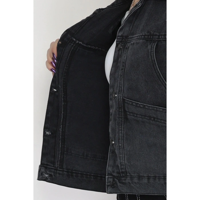 Oversize Kot Ceket Füme1 - 42675.1836.