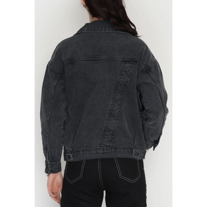 Oversize Kot Ceket Füme1 - 42675.1836.