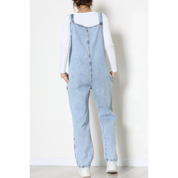 Oversize Kot Salopet Mavi - 31872.2088.