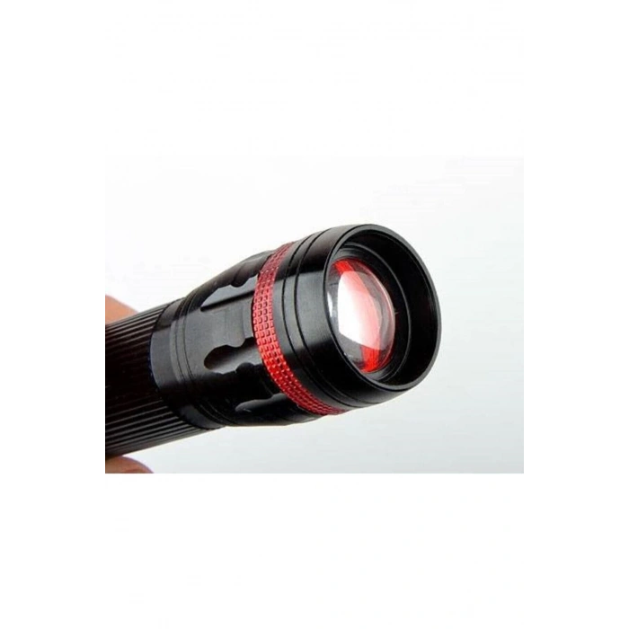 Özel Güvenlikler Için Menzilli Zoomlu Pilli El Feneri Dayanıklı