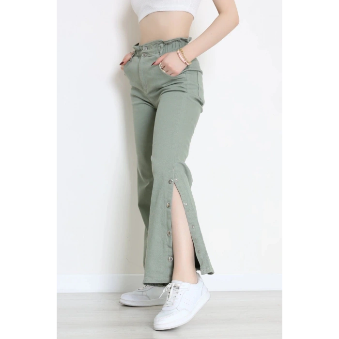 Paça Çıtçıt Kot Pantolon Çağla - 405400.2141.