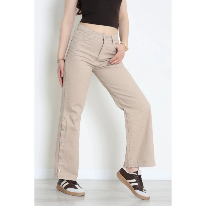 Paça Çıtçıtlı Palazzo Kot Pantolon Kumbeji - 410390.2141.