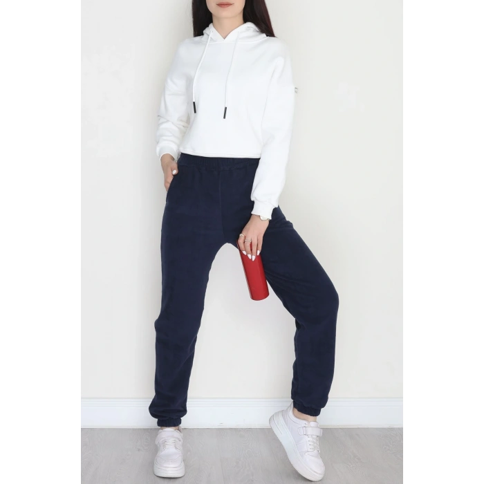 Paça Lastikli Polar Eşofman Altı Lacivert - 51001.053.