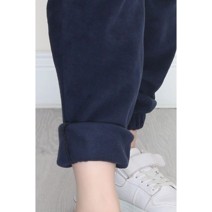 Paça Lastikli Polar Eşofman Altı Lacivert - 51001.053.