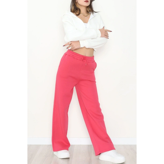 Palazzo 3 İplik Eşofman Altı Fuşya - 6000.1247.