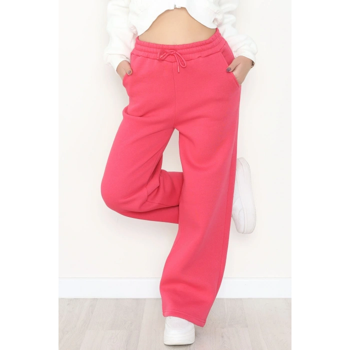 Palazzo 3 İplik Eşofman Altı Fuşya - 6000.1247.