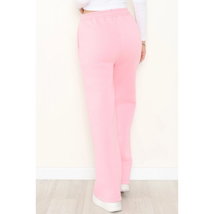 Palazzo 3 İplik Eşofman Altı Pembe - 6000.1247.