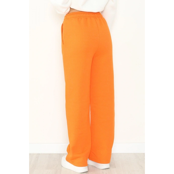 Palazzo 3 İplik Eşofman Altı Turuncu - 6000.1247.