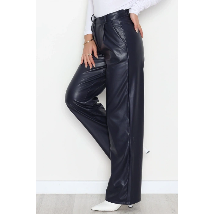 Palazzo Deri Pantolon Lacivert - 51208.1779.